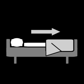 bed: lay open